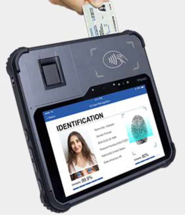 CardLogix BIOSID Pro V2 Biometric Mobile Enrollment, Validation (AFIS & ABIS), and Verification Tablet Device