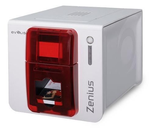 Evolis Zenius 2 Colour ID Card Printer, single sided, 12 dots/mm (300 dpi), USB, Ethernet