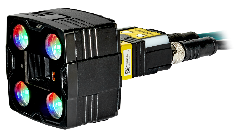 Cognex In-Sight 2800 vision barcode scanner system combines artificial intelligence (AI) 