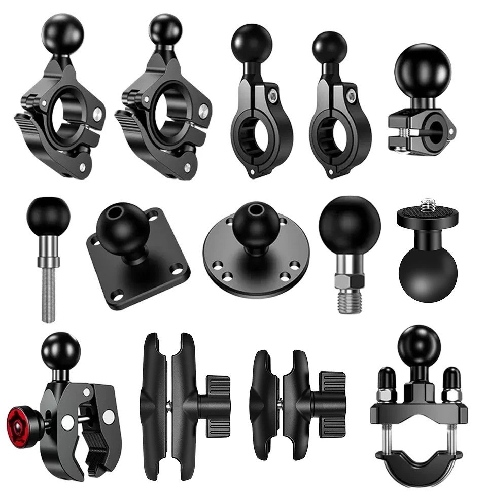 RAM Mounts Rugged & Connective Mobile Computer Device Mounting Solution Systems for Automotive: Tablet/phone mounts for dashboard or windshield.