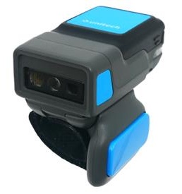 Unitech MS633 Bluetooth 1D & 2D Wearable Ring Barcode Scanner with  standard reader, MS633, 2D CMOS Image (1280 x 960 pixels), Bluetooth, USB Type-C, 600mAh Battery,Comes with Finger Holder and USB Type-C cable.