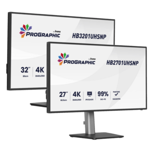 iiyama ProGraphic HB2701UHSNP-B1, 68,6 cm (27''), 4K, USB, USB-C, Ethernet, kit (USB)