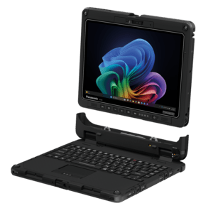 Panasonic TOUGHBOOK 34, rugged 2-in-1 tablet, 12.4" 1000cd/mÂ² display, Intel Core Ultra 5, 16GB RAM, 512GB SSD, Windows 11 Pro, QWERTZ, IP66, MIL-STD-810H, 4G, Wi-Fi 7