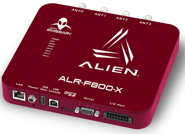 Alien F800-X Series UHF RFID Reader With Emissary
