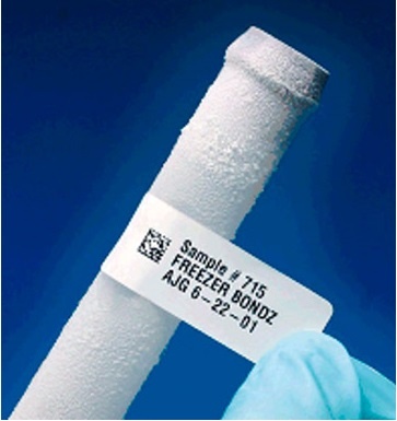 CryoGenic Liquid Nitrogen Identification Barcode Labels