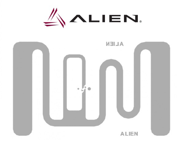 Alien ALN-9828 “GT” Garment Tag Inlay Higgs-EC