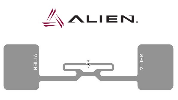 Alien ALN-9768 UHJF Gen2 RFID Wonder Dog™ Inlay tag