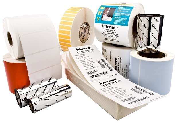 Honeywell Intermec Duratran II White Gloss Polyester Labels