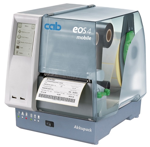 cab EOS1 and EOS4 Barcode 4.0" wide Label Printer