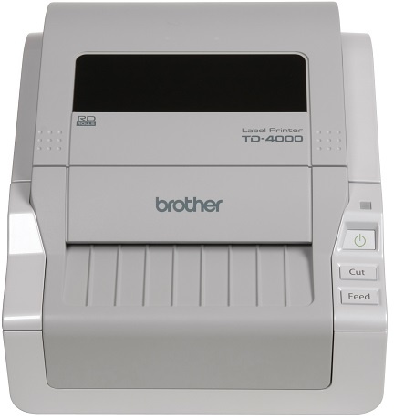 Brother TD-4100 4.0" Wide Label/Receipt Direct Thermal Printer LAN, 300dpi, SPA/POR