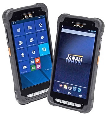 Janam XT2  Android 5 or Windows 10 IoT Mobile Computer