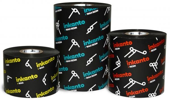 Armor inkanto APR 6 Wax/Resin Ribbons for Flat Head Generic Desktop Printers Outside Wound 0.5” Core