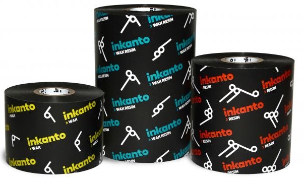 Armor inkanto AWX FH Premium Wax Ribbons for Flat Head Generic Industrial Printers Outside Wound 1.0” Core