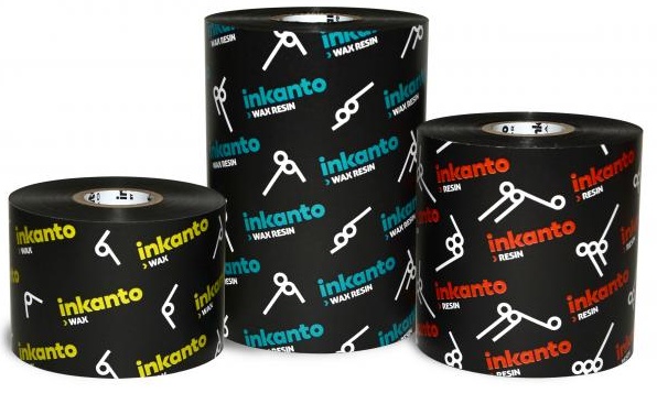 Armor inkanto APR 600 Wax/Resin Ribbons for Near Edge Desktop Printers Inside Wound 0.5” Core