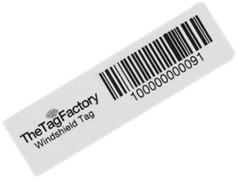 The Tag Factory Windshield Tag UHF Class 1 GEN 2 – Free Air Tag