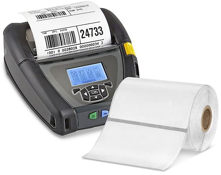 Zebra Paper Labels for Zebra Mobile Printers