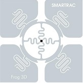 SMARTRAC FROG UHF RFID Thermal Printable Paper tags, Impinj Monza 4i, 256bit + 480bit, Size: 43mm x 43mm. MoQ-5K