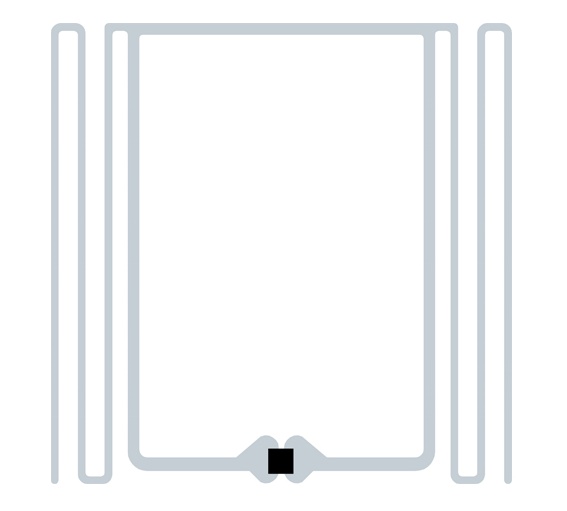 SMARTRAC FLY UHF RFID inlays dry tags with NXP UCODE 7XM, 448bit EPC, Size: 12mm x 12mm, MOQ-5K