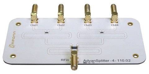 Keonn AdvanSplitter-4 RFID power splitters feeds up to 4 antennas