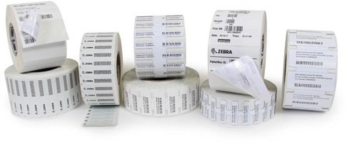 Zebra UHF RFID Label/ Tags, Polyester, Size: 60mm x 25mm, 100/roll