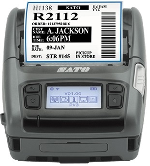 SATO PV3 Mobile 3.0" Label Printer