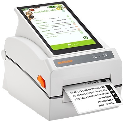 Bixolon XQ-840 4.0" Desktop Label Printer with  8.0" Android Tablet 