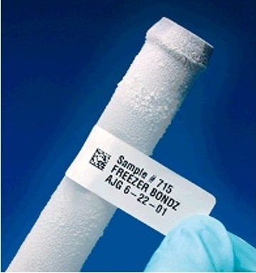CryoGenic UHF RFID Label Tags for CryoGenic Liquid Nitrogen -200°C (-392°F) Storage