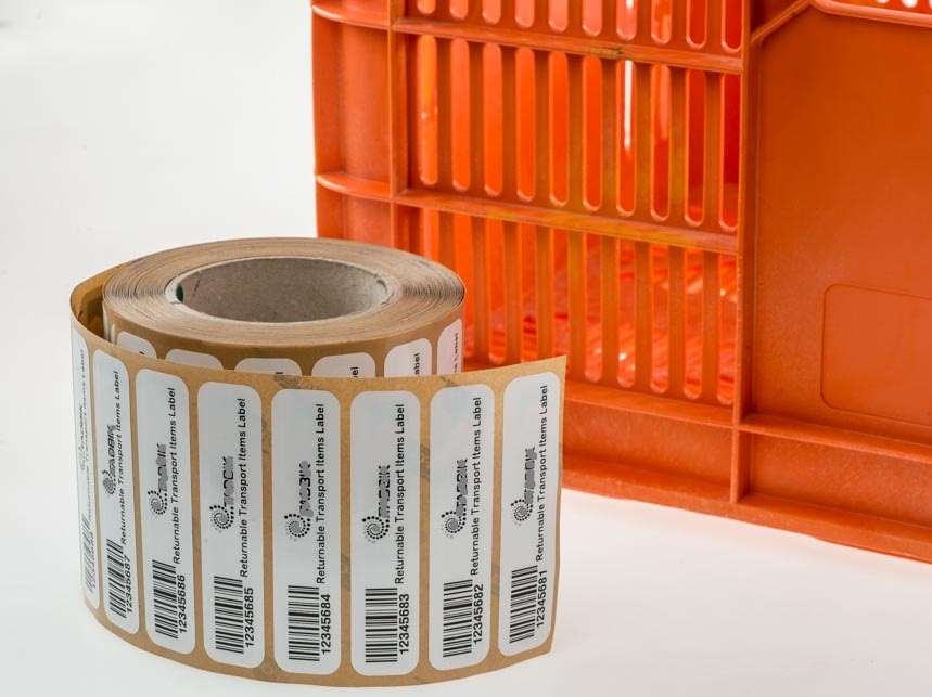 RFID UHF Label Tags for plastic crates and pallets for Smart Supply Chain Management Solutions