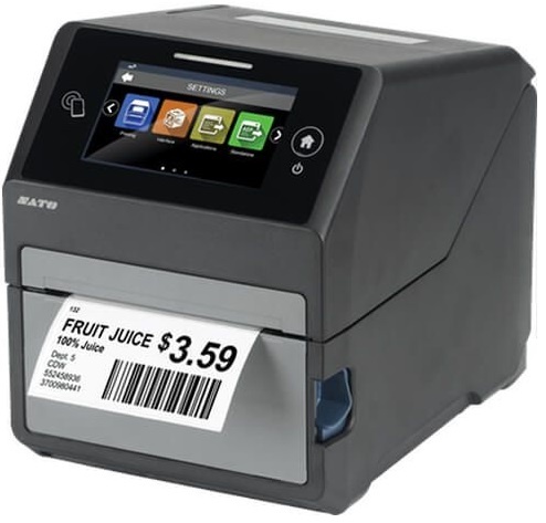 SATO CT4-LX 5.0" Wide HF & UHF RFID Desktop Printer