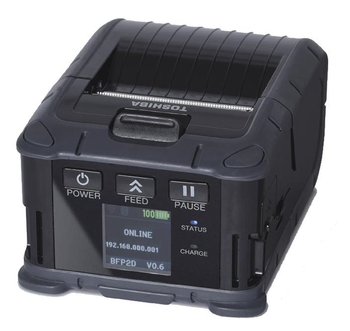 Toshiba FP2 B-FP2D 3.0 Wide Mobile Portable 203dpi Barcode Receipt and Label BT Printer