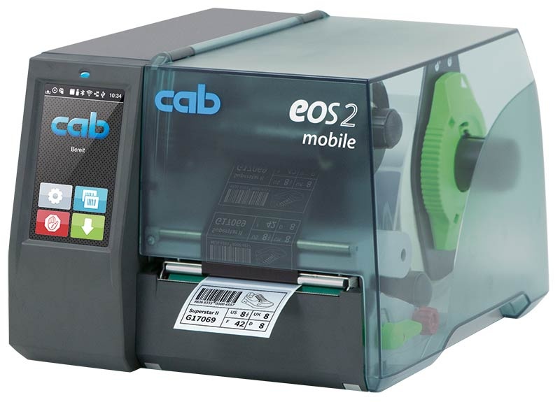 cab EOS2 and EOS5 203dpi or 300dpi 4.0" Width Barcode Labels Printers