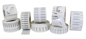 Zebra PolyE 4000D Direct Thermal Polyethylene Recyclable Permanent Acrylic Adhesive Labels