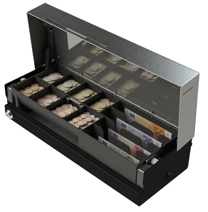 APG ECD ECD400 & ECD410 & ECD300 Robust Cash Drawers With hinged lid cassetteseries