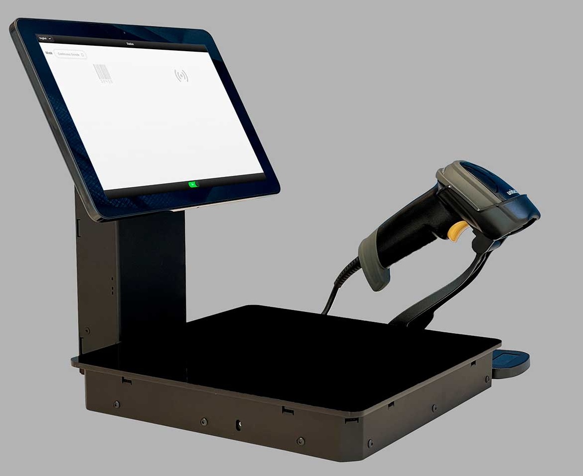Keonn AdvanStation-210 UHF RFID Tag Encoding Station with touch screen for encoding RFID UHF Tags & RFIDLabels