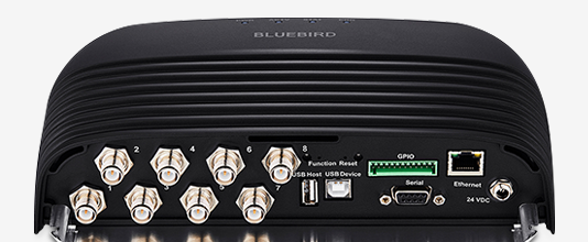 TSC Bluebird FR900 Fixed-Mount UHF RFID Reader & 8-Port Antenna