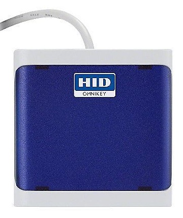 HID OMNIKEY 5025 CL Compact Smart ID Card Reader