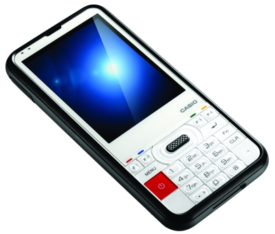 Casio IT-300 - Windows Mobile 6.5.3, Integrated Laser Scanner, 802.11b/g, touch screen and Bluetooth