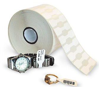 Zebra 8000D Jewelry White Coated Polypropylene Labels for Zebra Desktop Printers