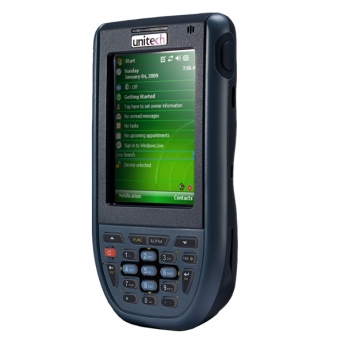 Unitech PA600 Mobile 6.1 802.11b/g HF Read/Write Laser 1D. Included in the box: Universal Power Supply USB Communication/chargin cable 3.7V/2.200 mAh battery handstrap 2 x stylus