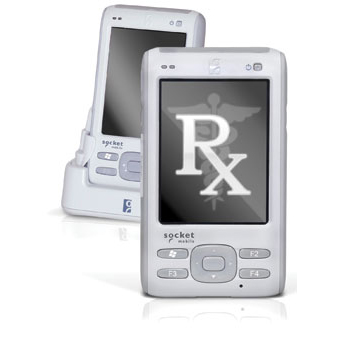 Socket Somo 655Rx, Antimicrobialial Handheld Computer.