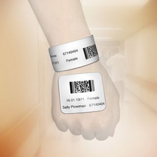 Hospital Barcode Wristband / Bracelet