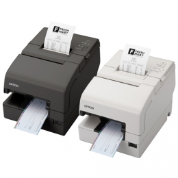 Epson TM-H 6000IV, USB, powered-USB, cutter, MICR, black