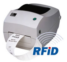 Zebra R2844-Z 4.0" Wide Desk-top UHF RFID Encoder Printer