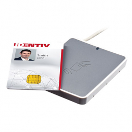 Identiv uTrust 3700 F RFID HF 13.56 MHz C Contactless Smart Card Reader/Writer