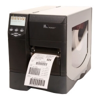 Zebra RZ400 4.0" Wide Industrial UHF RFID Encoder Printer