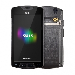 M3 Mobile SM15 X, 2D, BT (BLE), Wi-Fi, 4G, NFC, GPS, GMS, ext. bat., Android