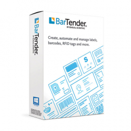 Seagull BarTender 2022 Starter Barcode Label Design Software, application license, 3-printer license