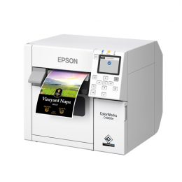 Epson ColorWorks C4000, Matte Black, cutter, ZPLII, USB, Ethernet