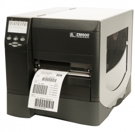 Zebra ZM600 int. Rewind/Peel-Combi