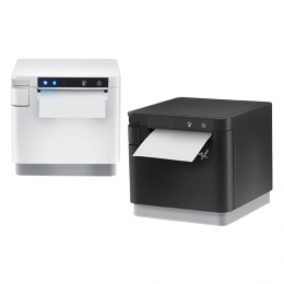 Star mC-Print3 EPoS 80mm Wide Receipt Printer MCP31C, USB, USB-C, USB Host, Ethernet, 8 dots/mm (203 dpi), cutter, white